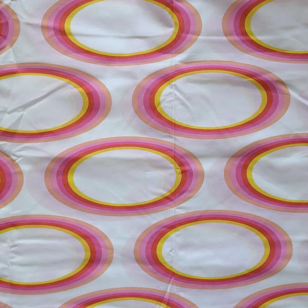 IKEA Springkorn Retro Oval Shower Curtain